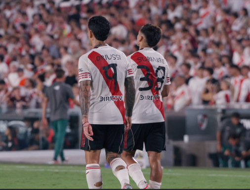 River Plate wearing Anna's Typography.
